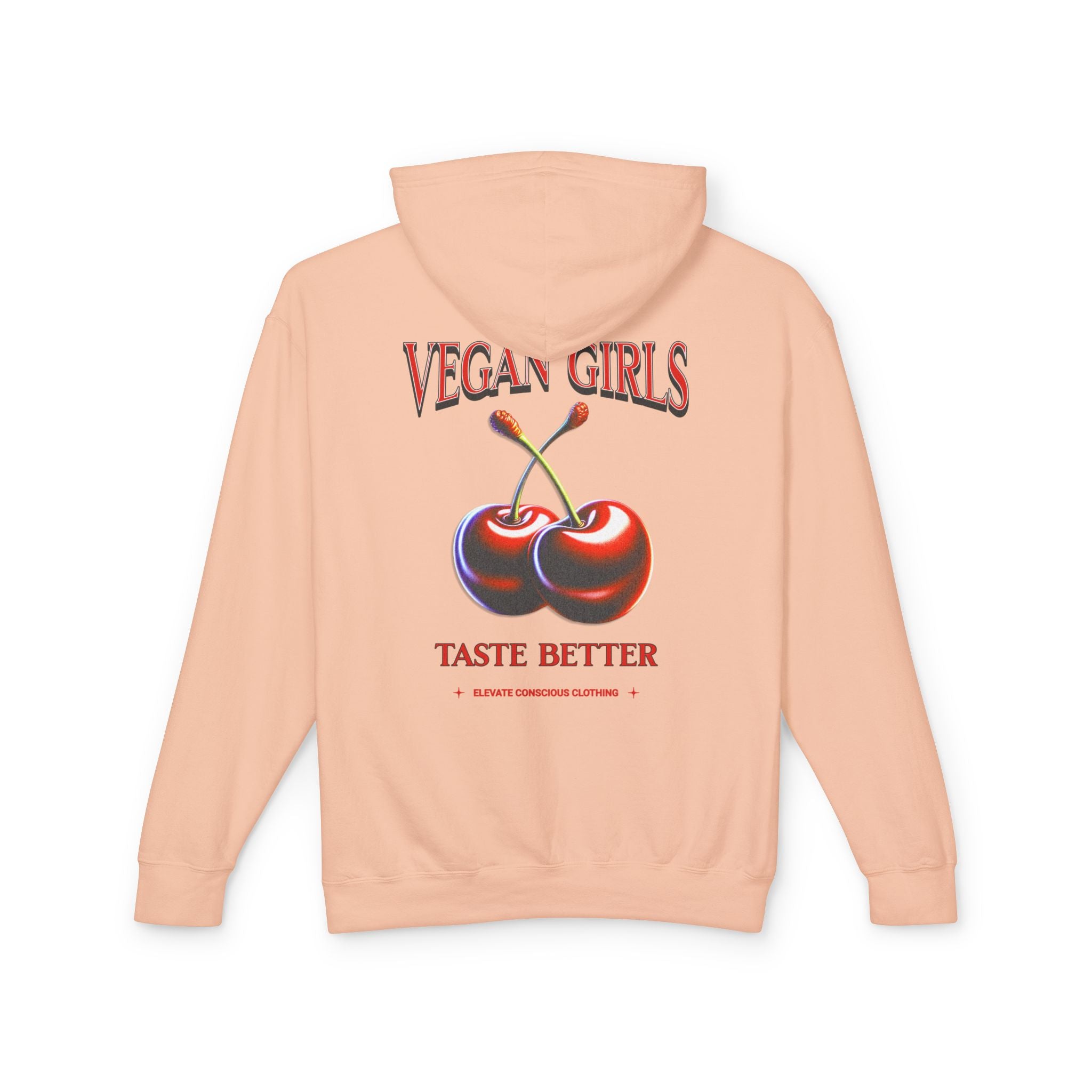 Chic Vegan Girls Hoodie - Lightweight Unisex Sweatshirt, Perfect for Eco-Friendly Fashion, Casual Outings, Gifts, Festivals