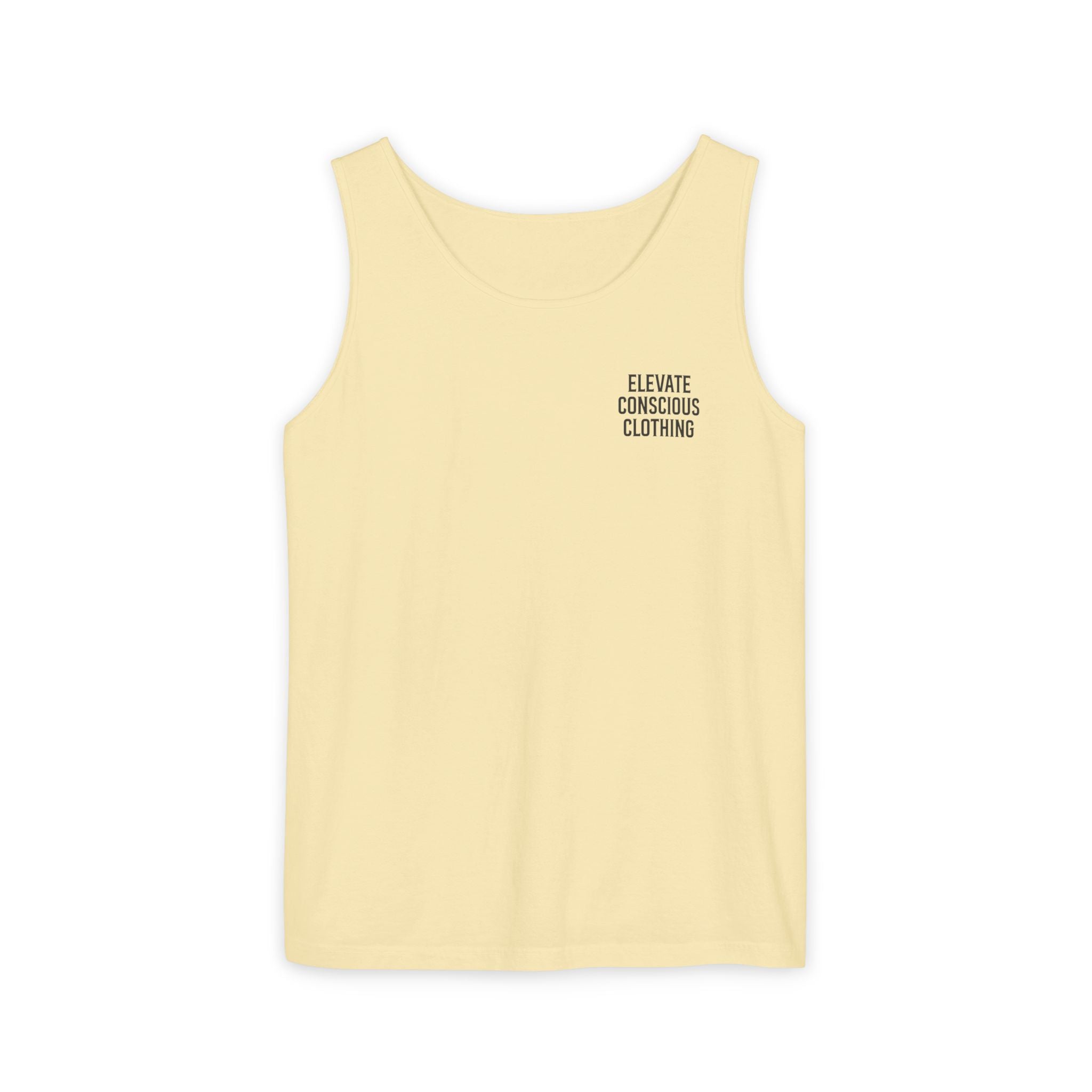 Elevate Conscious Clothing Tank Top, Unisex Sleeveless Tee, Summer Essential, Gift for Him/Her, Casual Wear, Relaxed Fit