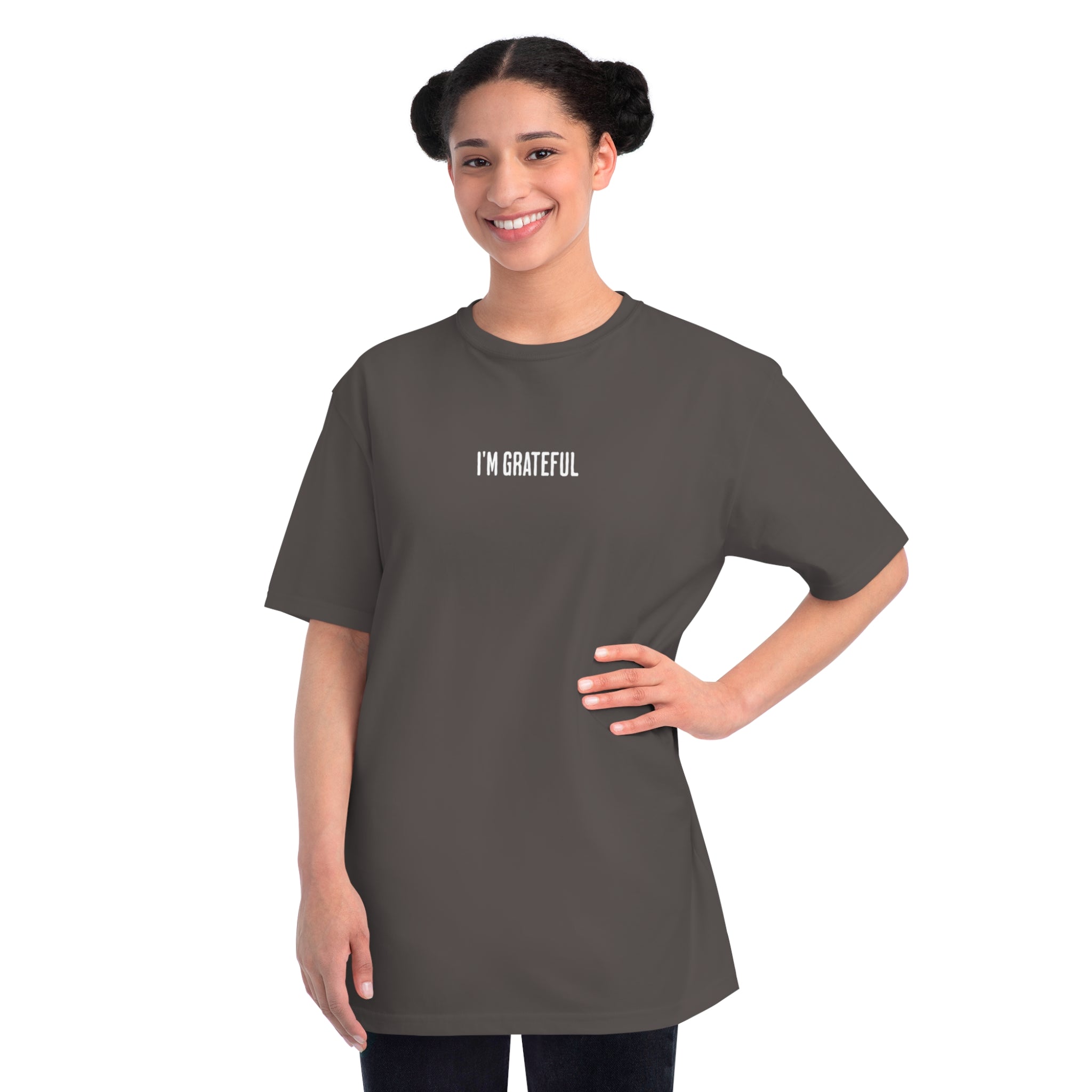 Grateful Mindset Organic Unisex T-Shirt, Positive Vibes Apparel, Conscious Clothing, Gift for Wellness Enthusiasts, Casual Wear