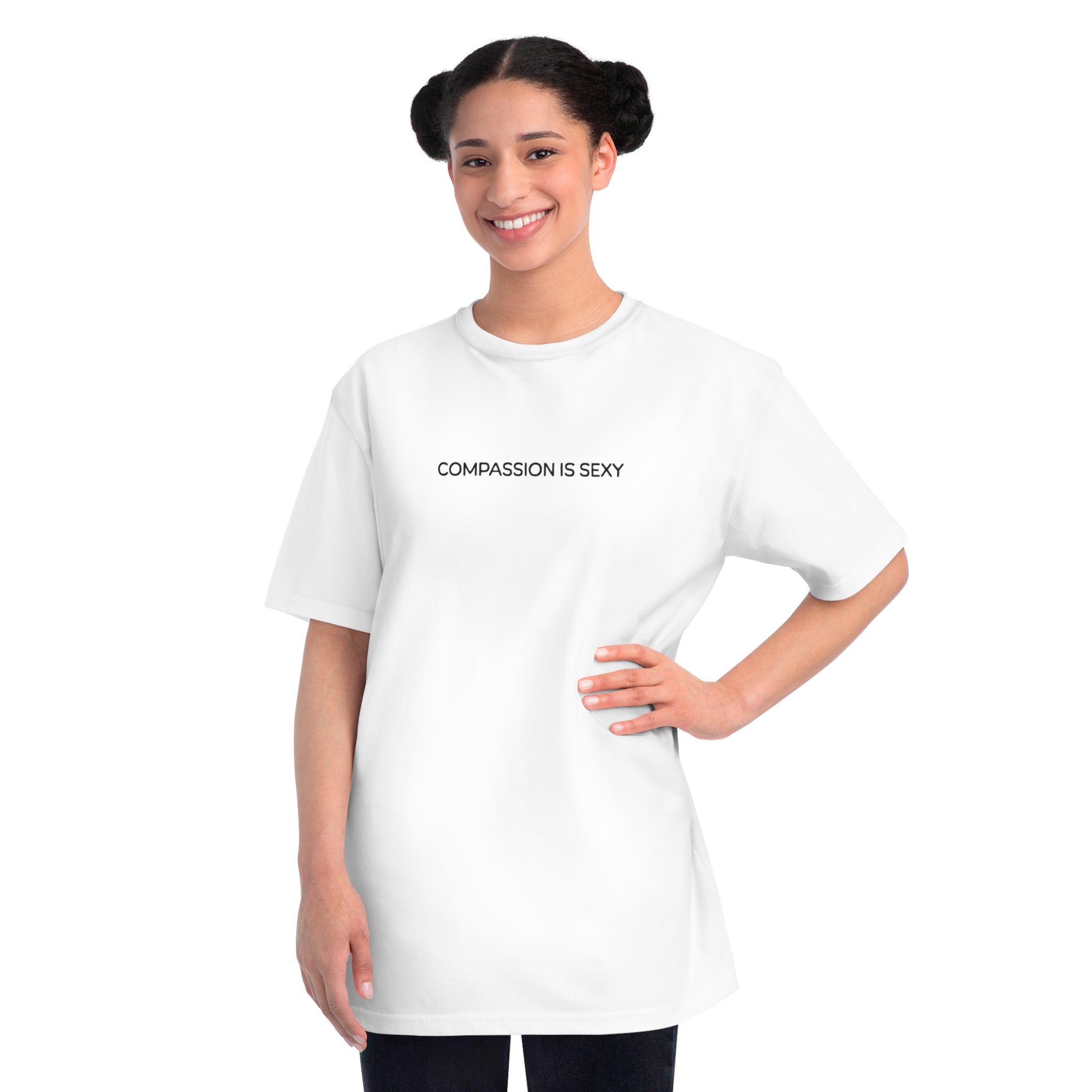 Compassion is Sexy T-Shirt | Organic Unisex Tee, Eco-Friendly Apparel, Casual Wear, Gift for Nature Lovers, Positive Vibes