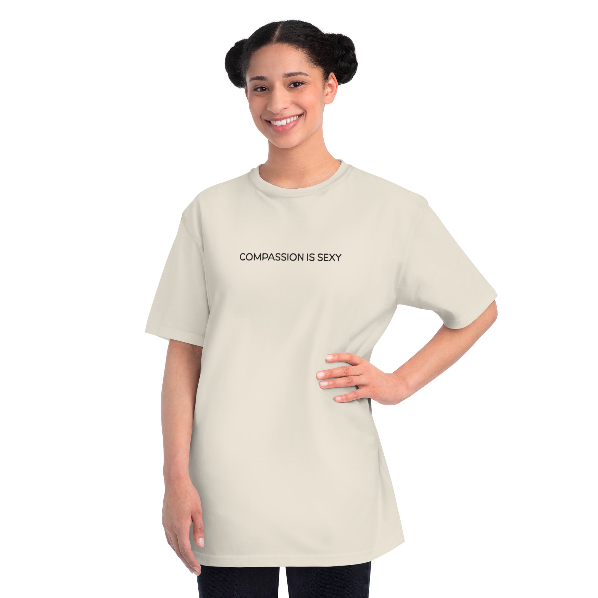 Compassion is Sexy T-Shirt | Organic Unisex Tee, Eco-Friendly Apparel, Casual Wear, Gift for Nature Lovers, Positive Vibes