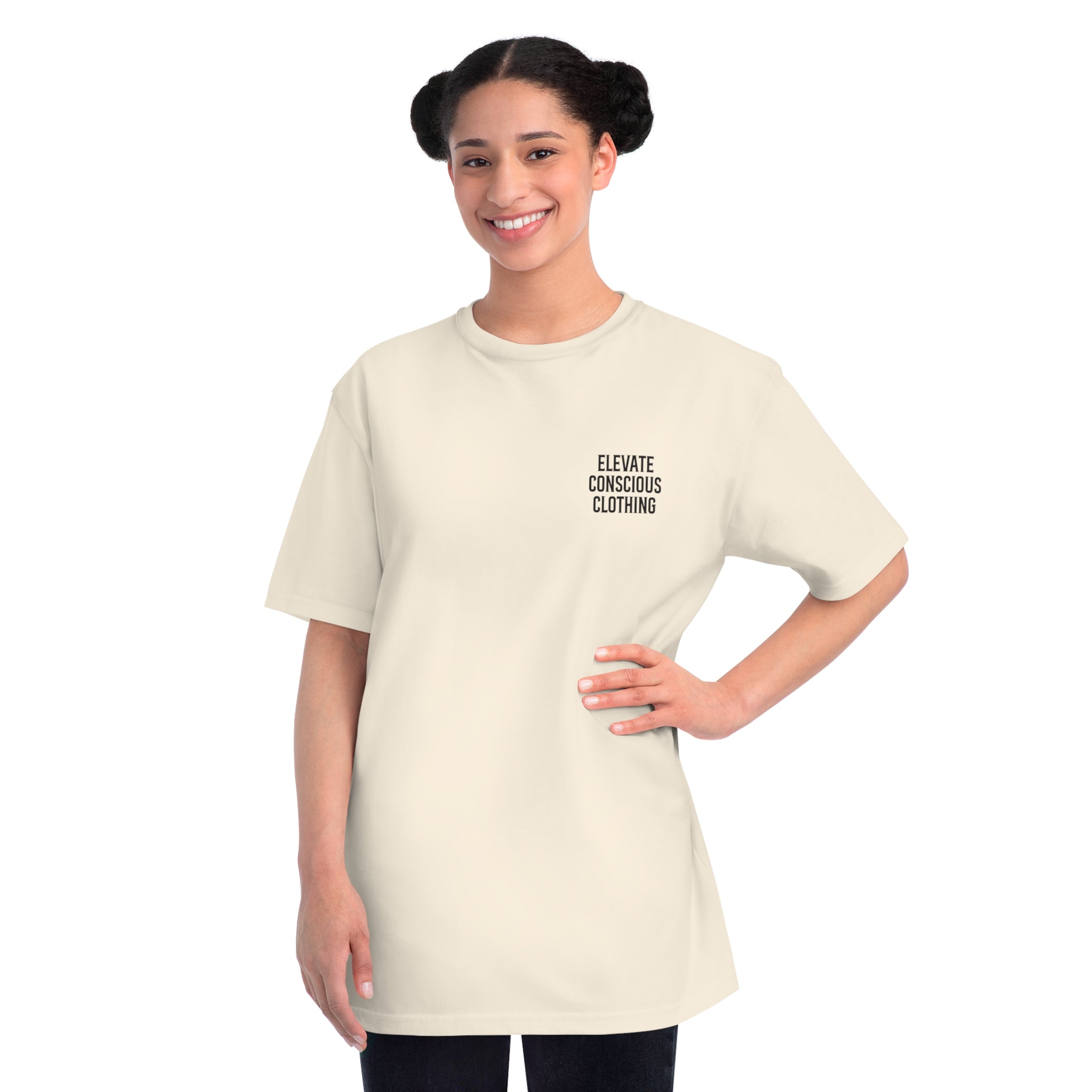 Organic Classic T-Shirt, Minimalist Tee, Conscious Clothing, Sustainable Fashion, Uplifting Quote Shirt, Unisex Casual Wear