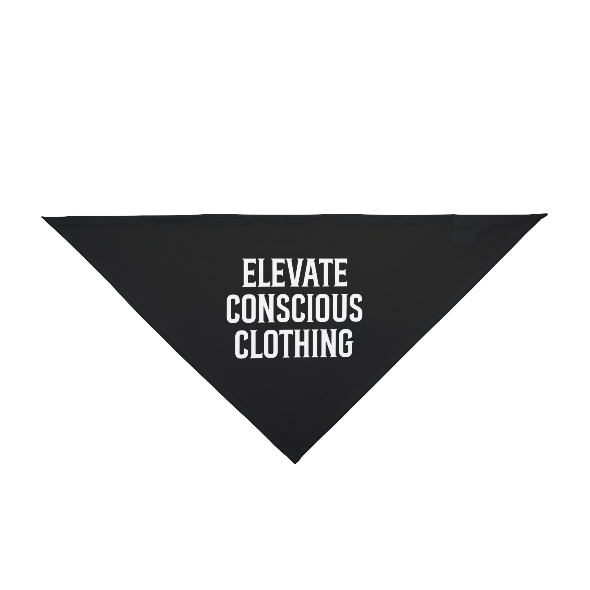 Elevate Conscious Pet Bandana, Eco-Friendly Dog Scarf, Stylish Pet Accessory, Perfect for Dog Lovers, Gift for Pets