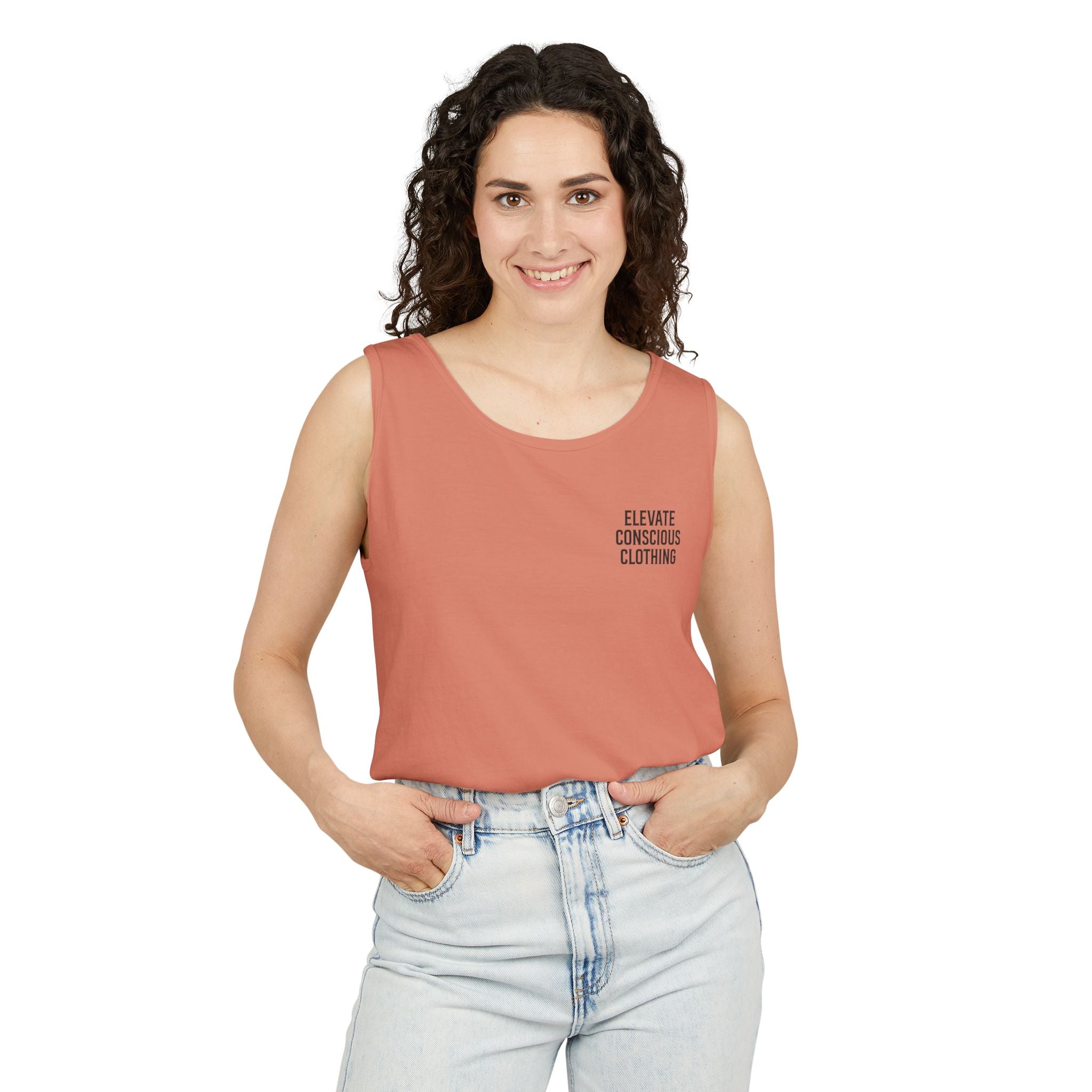 Elevate Conscious Clothing Tank Top, Unisex Sleeveless Tee, Summer Essential, Gift for Him/Her, Casual Wear, Relaxed Fit