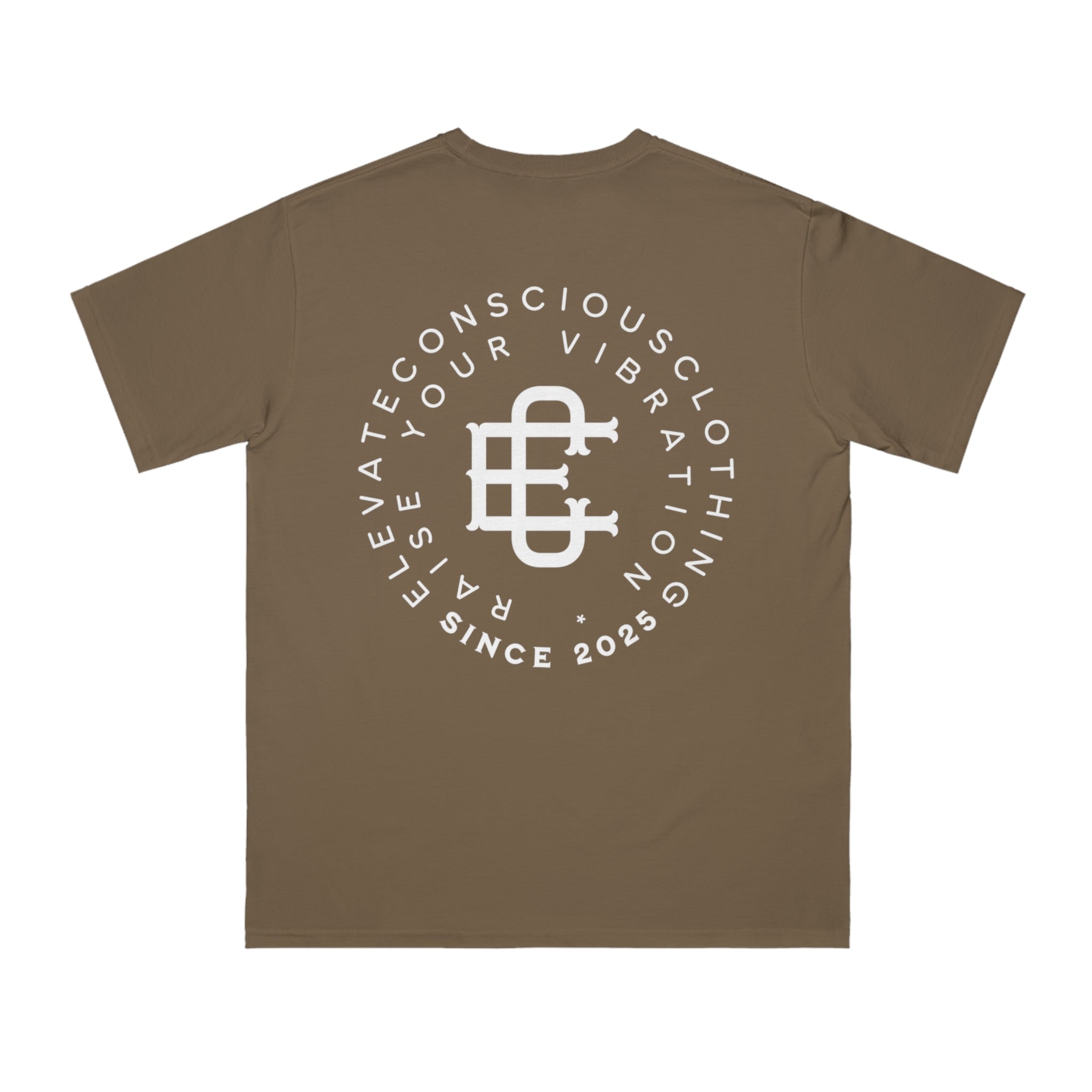 Elevate Conscious Clothing Unisex Organic T-Shirt | Mindful Wear, Eco-Friendly Fashion, Conscious Living, Sustainable Gift, Eco Tee