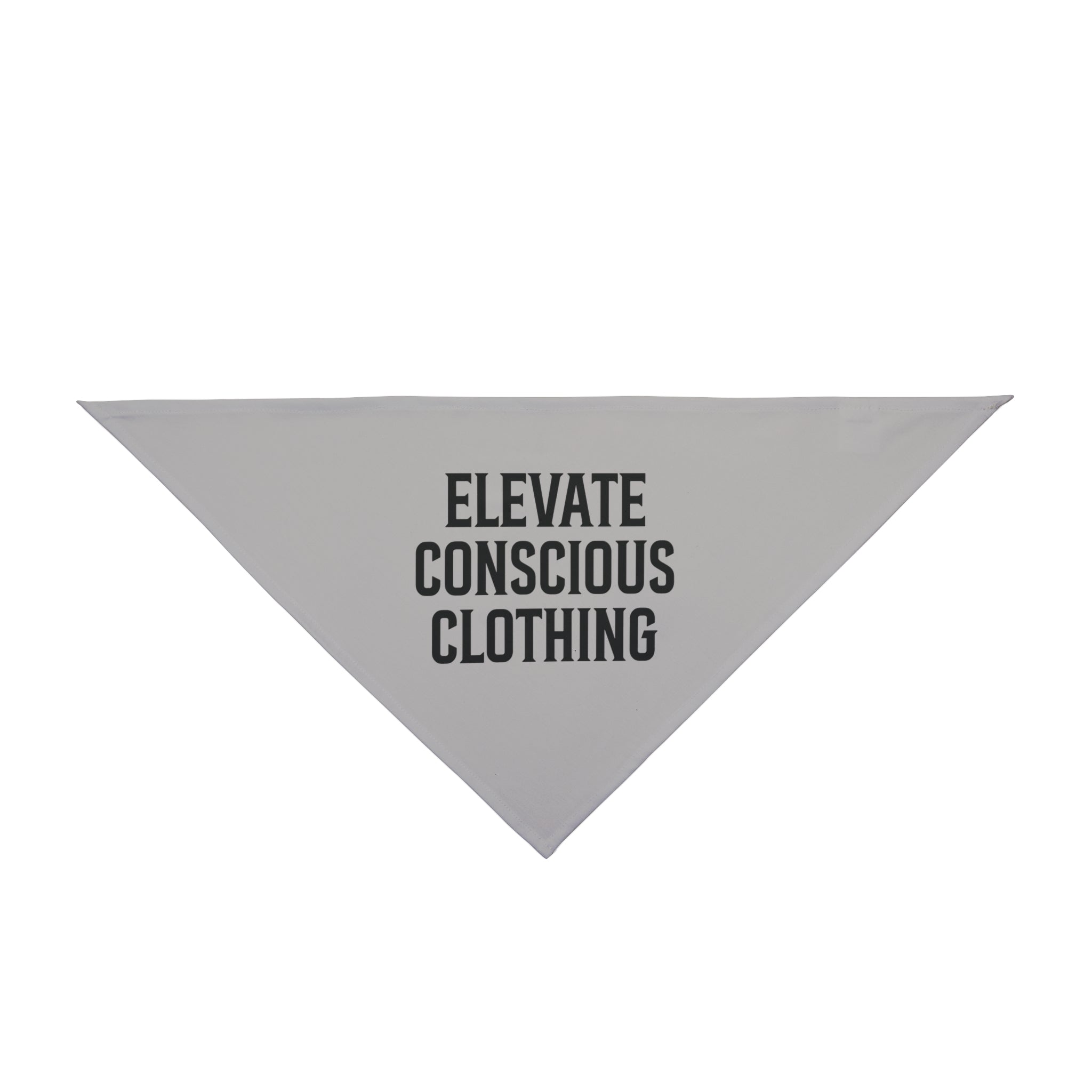 Elevate Conscious Pet Bandana - Eco-Friendly Dog Accessory, Great for Pet Lovers, Gift for Dog Owners, Stylish Dog Fashion, Pet Apparel