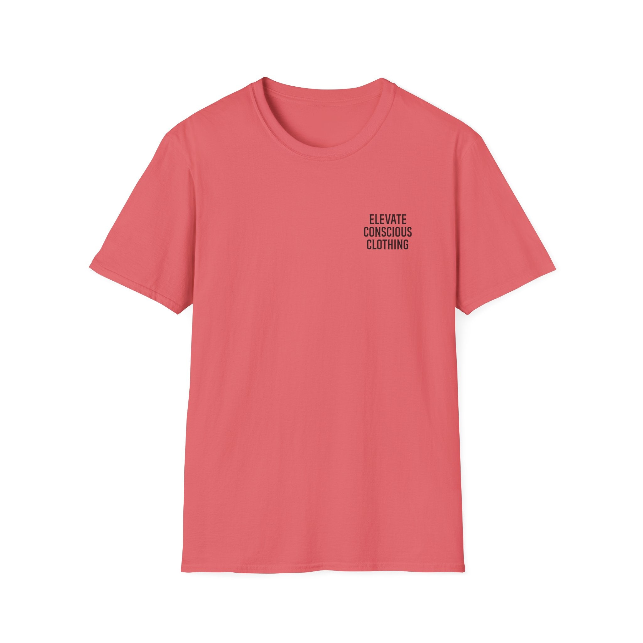 Elevate Your Vibration Unisex Softstyle T-Shirt, Conscious Clothing, Eco-Friendly Tee, Casual Wear, Gift for Him/Her