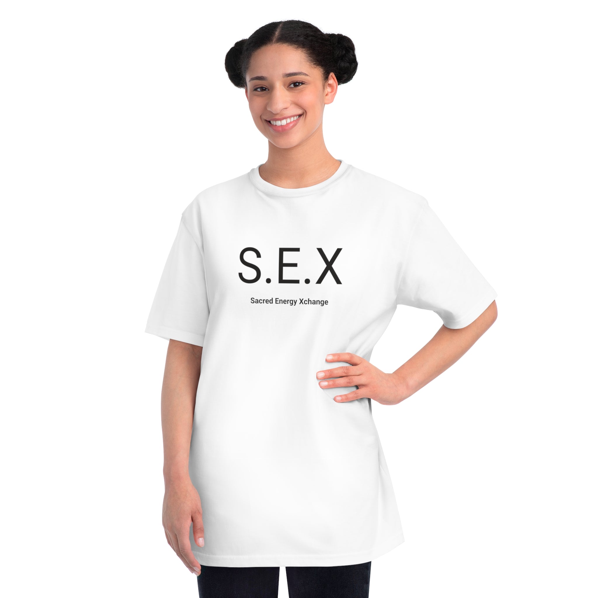 Sacred Energy Exchange T-Shirt | Organic Unisex Tee for Mindfulness & Wellness, Perfect for Yoga, Meditation, Birthdays, and Gifts