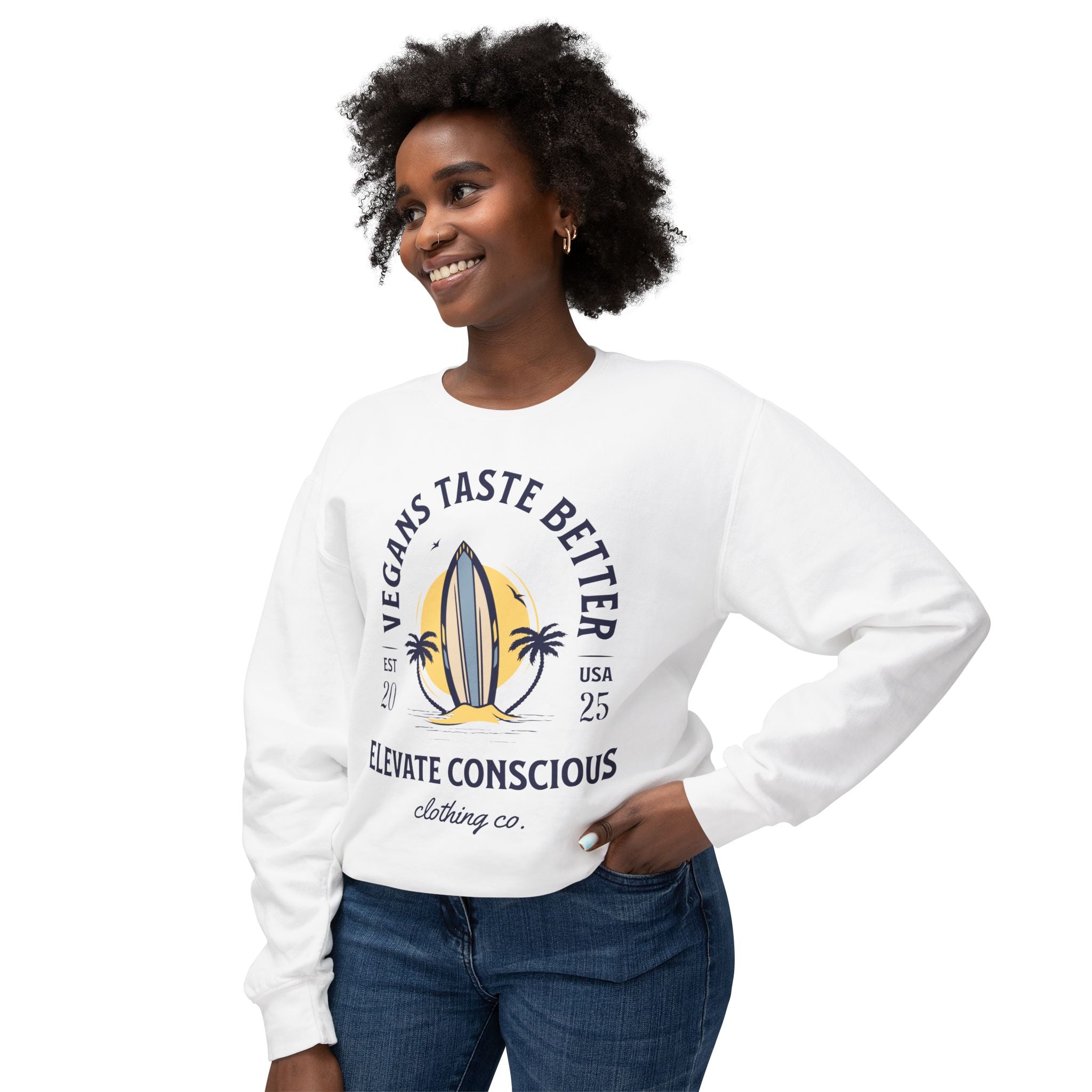 Vegans Taste Better Crewneck Sweatshirt