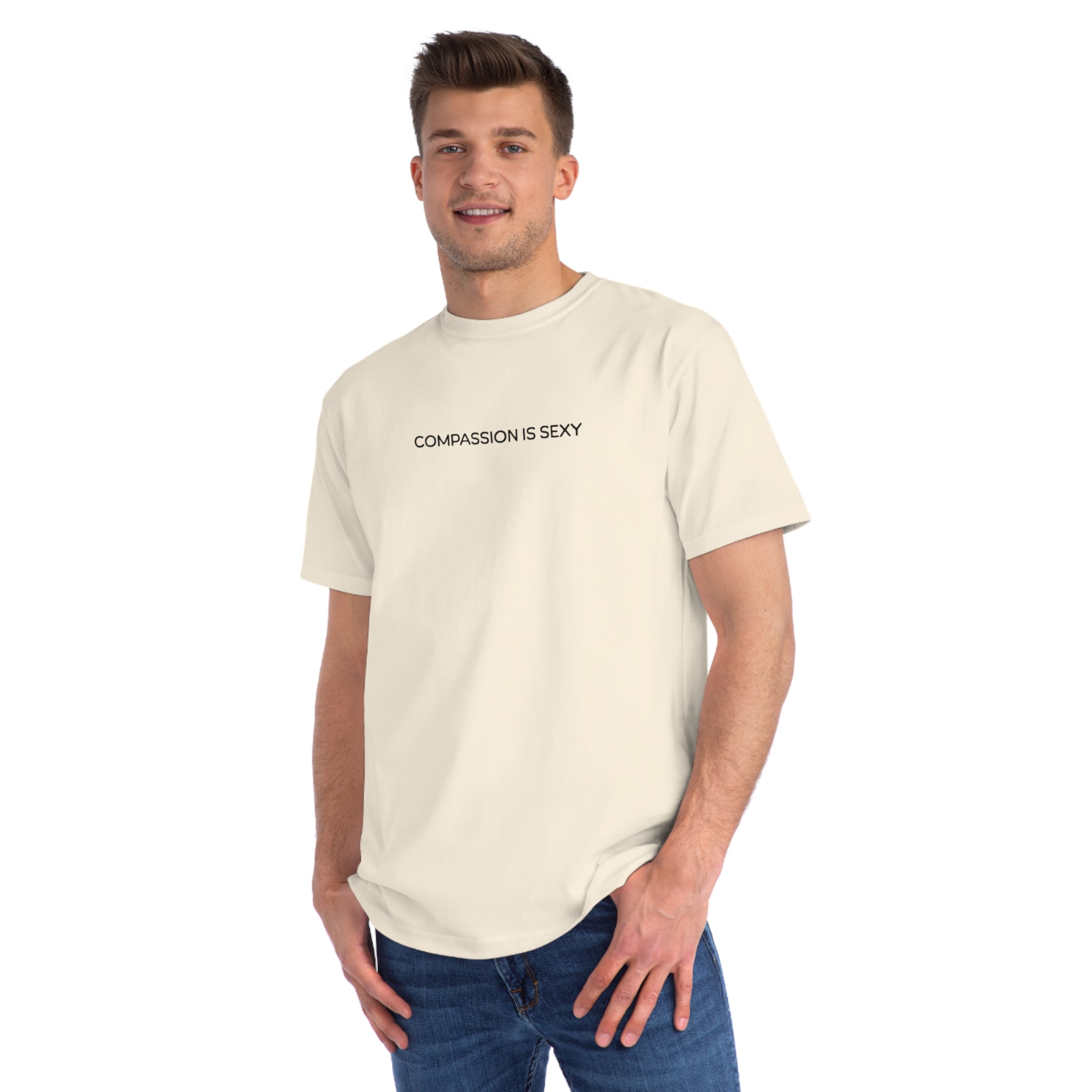 Compassion is Sexy T-Shirt | Organic Unisex Tee, Eco-Friendly Apparel, Casual Wear, Gift for Nature Lovers, Positive Vibes