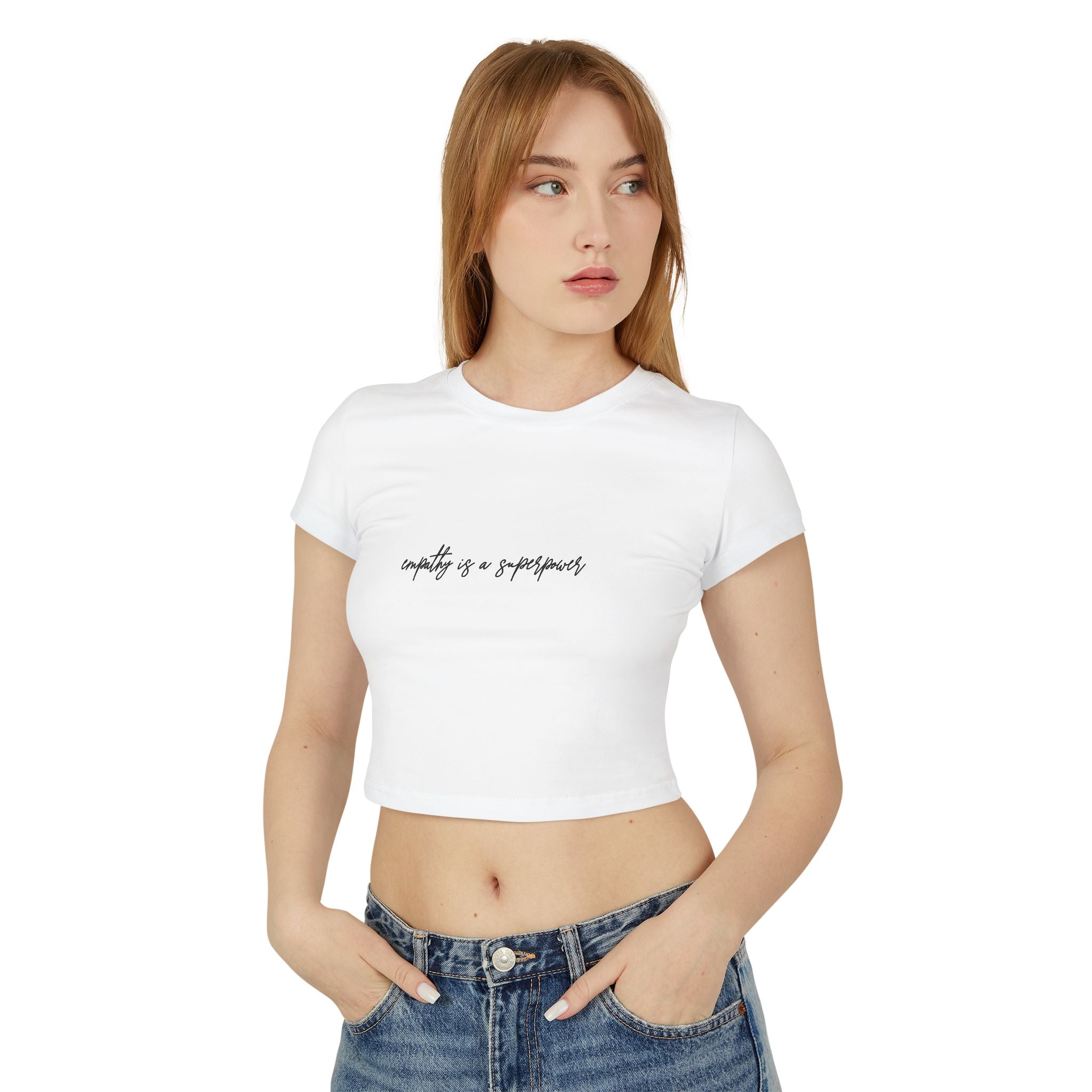 "Empathy is a superpower" Women's Organic Cotton T-shirt