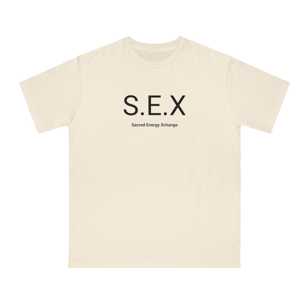 Sacred Energy Exchange T-Shirt | Organic Unisex Tee for Mindfulness & Wellness, Perfect for Yoga, Meditation, Birthdays, and Gifts