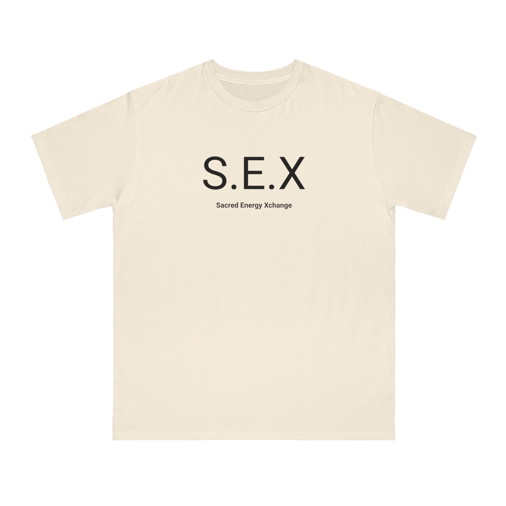 Sacred Energy Exchange T-Shirt | Organic Unisex Tee for Mindfulness & Wellness, Perfect for Yoga, Meditation, Birthdays, and Gifts