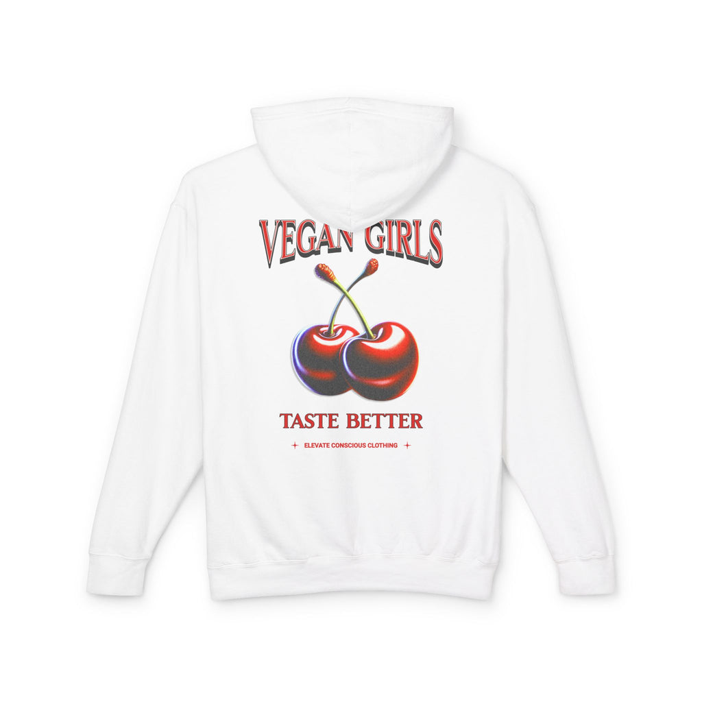 Chic Vegan Girls Hoodie - Lightweight Unisex Sweatshirt, Perfect for Eco-Friendly Fashion, Casual Outings, Gifts, Festivals