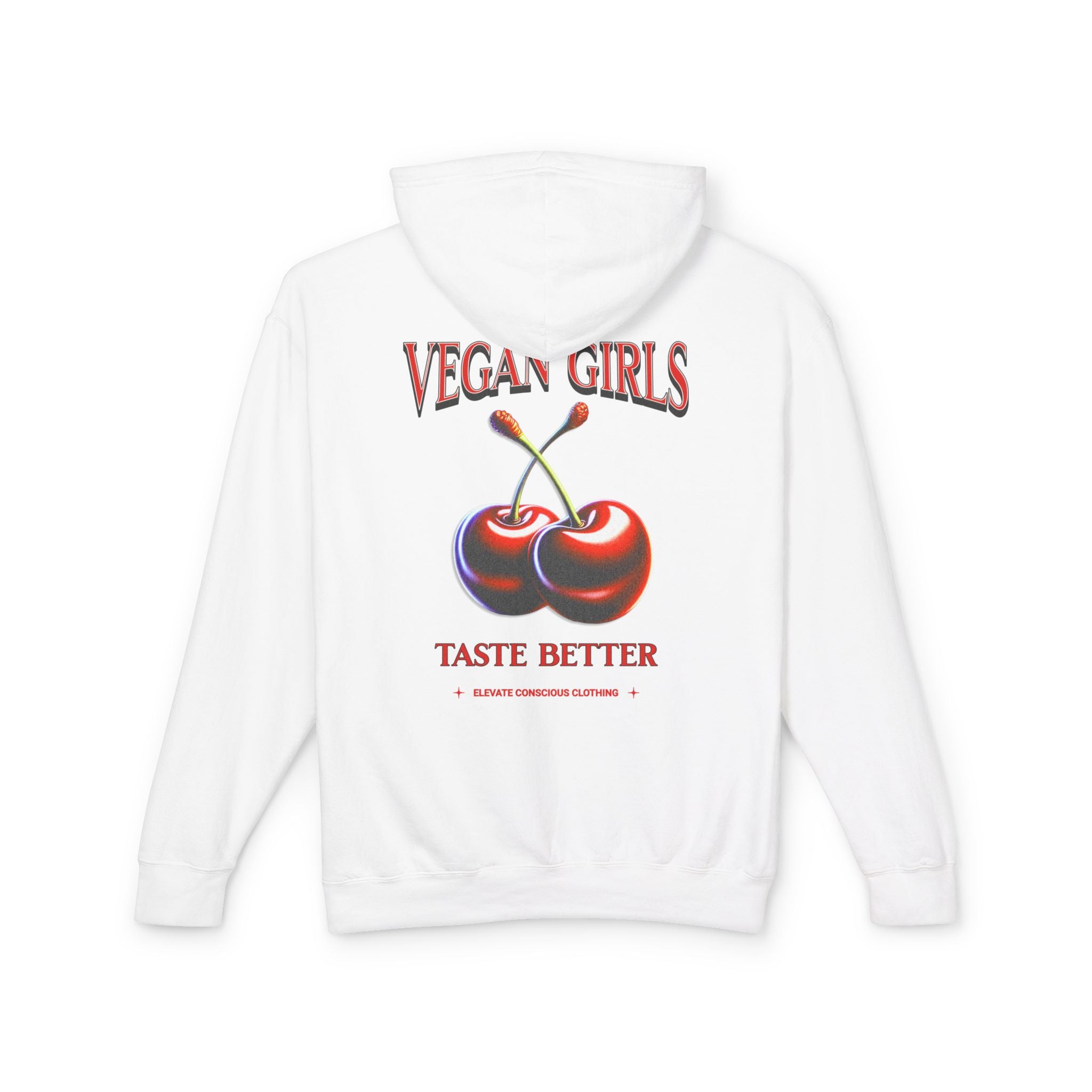 Chic Vegan Girls Hoodie - Lightweight Unisex Sweatshirt, Perfect for Eco-Friendly Fashion, Casual Outings, Gifts, Festivals