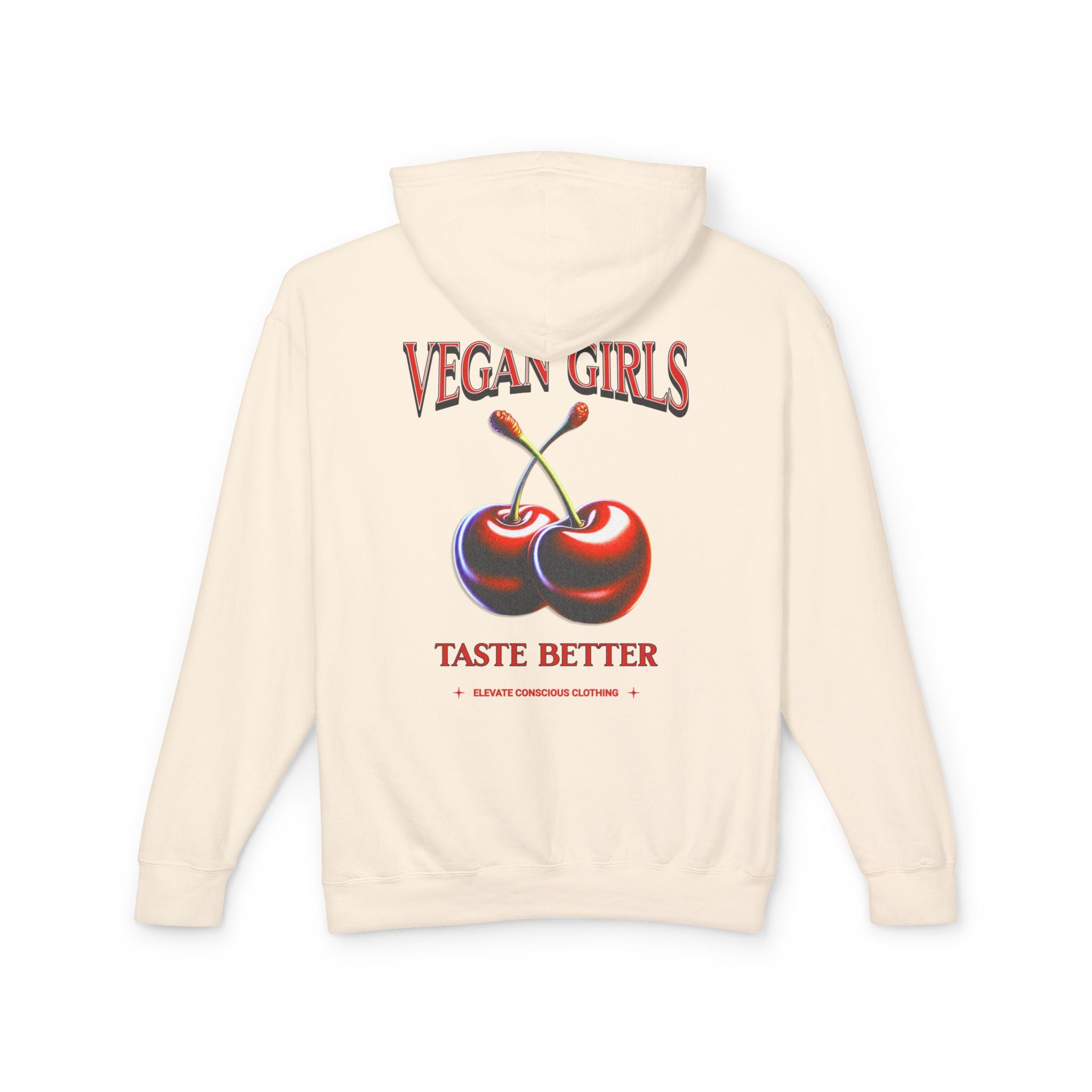 Chic Vegan Girls Hoodie - Lightweight Unisex Sweatshirt, Perfect for Eco-Friendly Fashion, Casual Outings, Gifts, Festivals