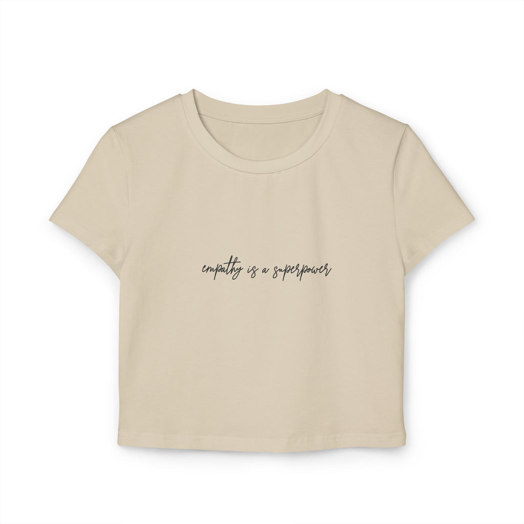 "Empathy is a superpower" Women's Organic Cotton T-shirt