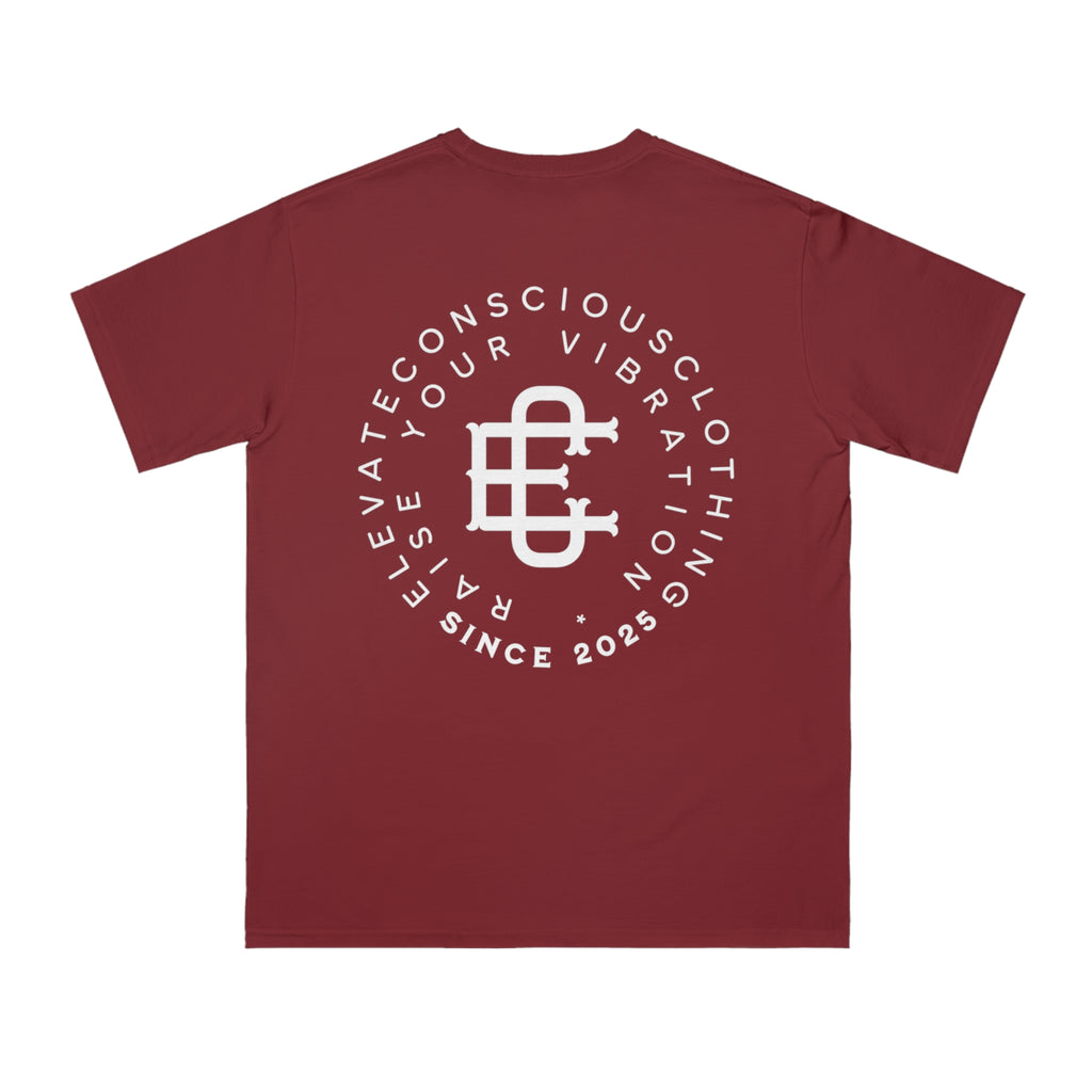 Elevate Conscious Clothing Unisex Organic T-Shirt | Mindful Wear, Eco-Friendly Fashion, Conscious Living, Sustainable Gift, Eco Tee