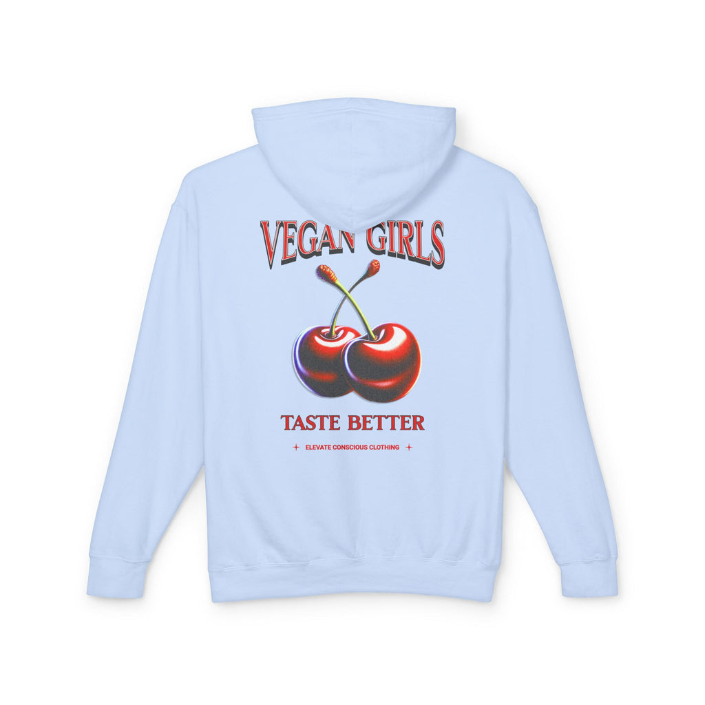 Chic Vegan Girls Hoodie - Lightweight Unisex Sweatshirt, Perfect for Eco-Friendly Fashion, Casual Outings, Gifts, Festivals