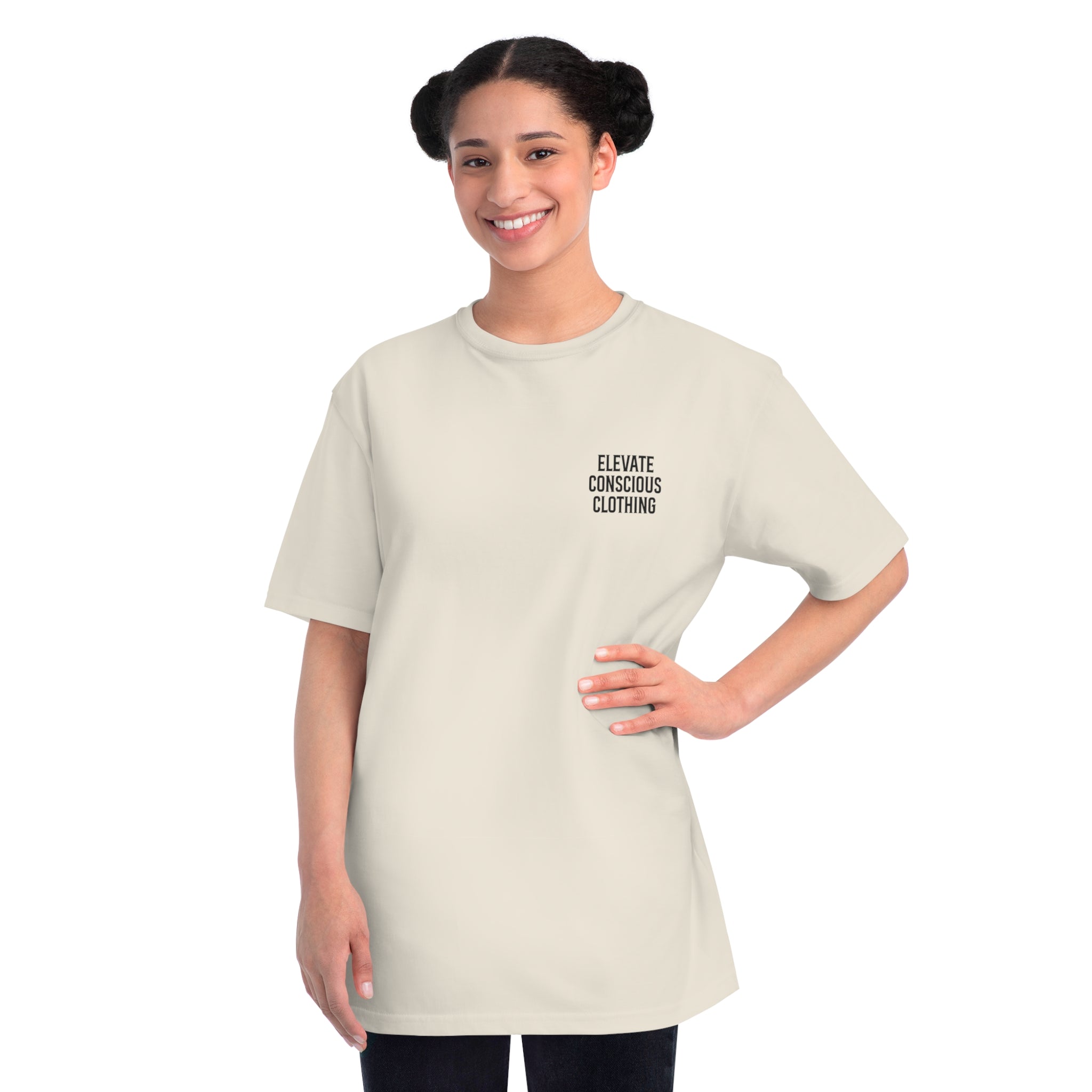 Organic Classic T-Shirt, Minimalist Tee, Conscious Clothing, Sustainable Fashion, Uplifting Quote Shirt, Unisex Casual Wear