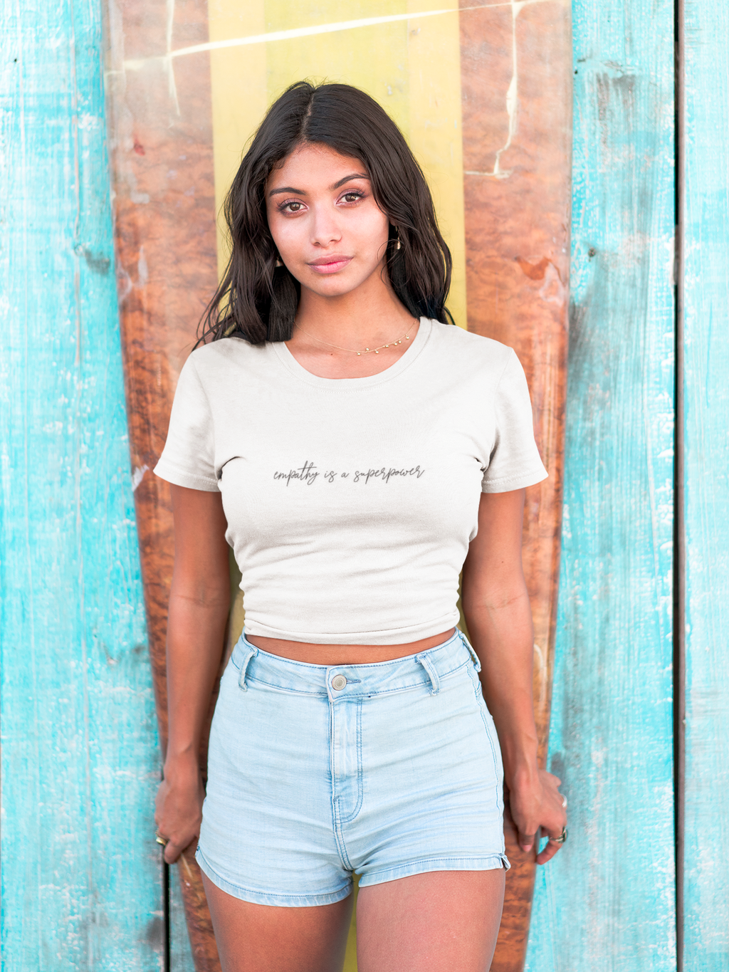 "Empathy is a superpower" Women's Organic Cotton T-shirt