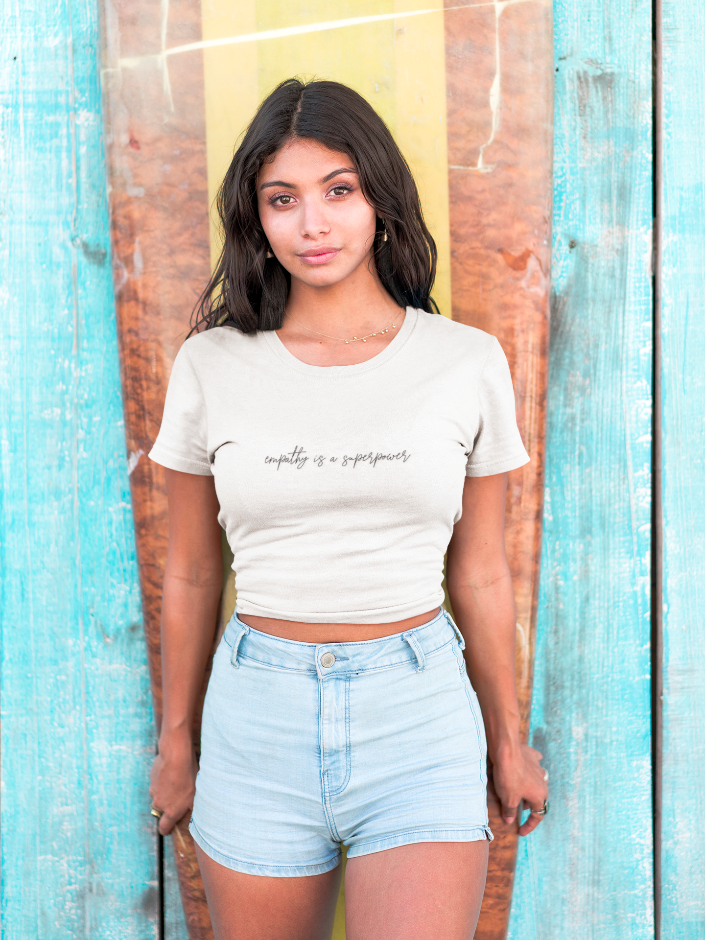 "Empathy is a superpower" Women's Organic Cotton T-shirt