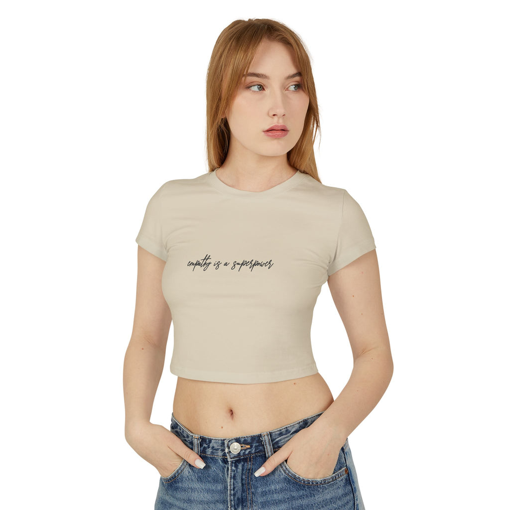 "Empathy is a superpower" Women's Organic Cotton T-shirt
