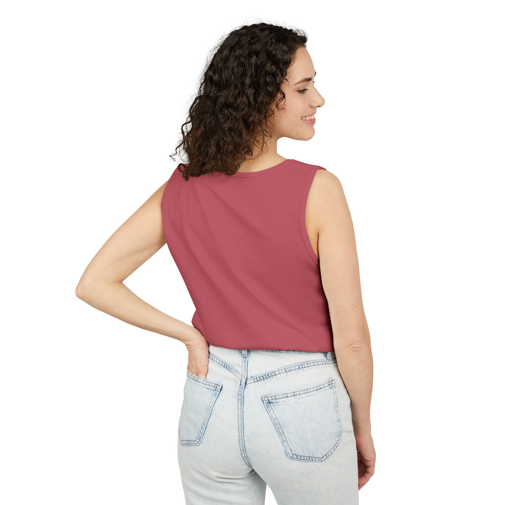 Elevate Conscious Clothing Unisex Garment-Dyed Tank Top | Summer Essential, Casual Wear, Yoga Top, Festival Outfit, Gift Idea