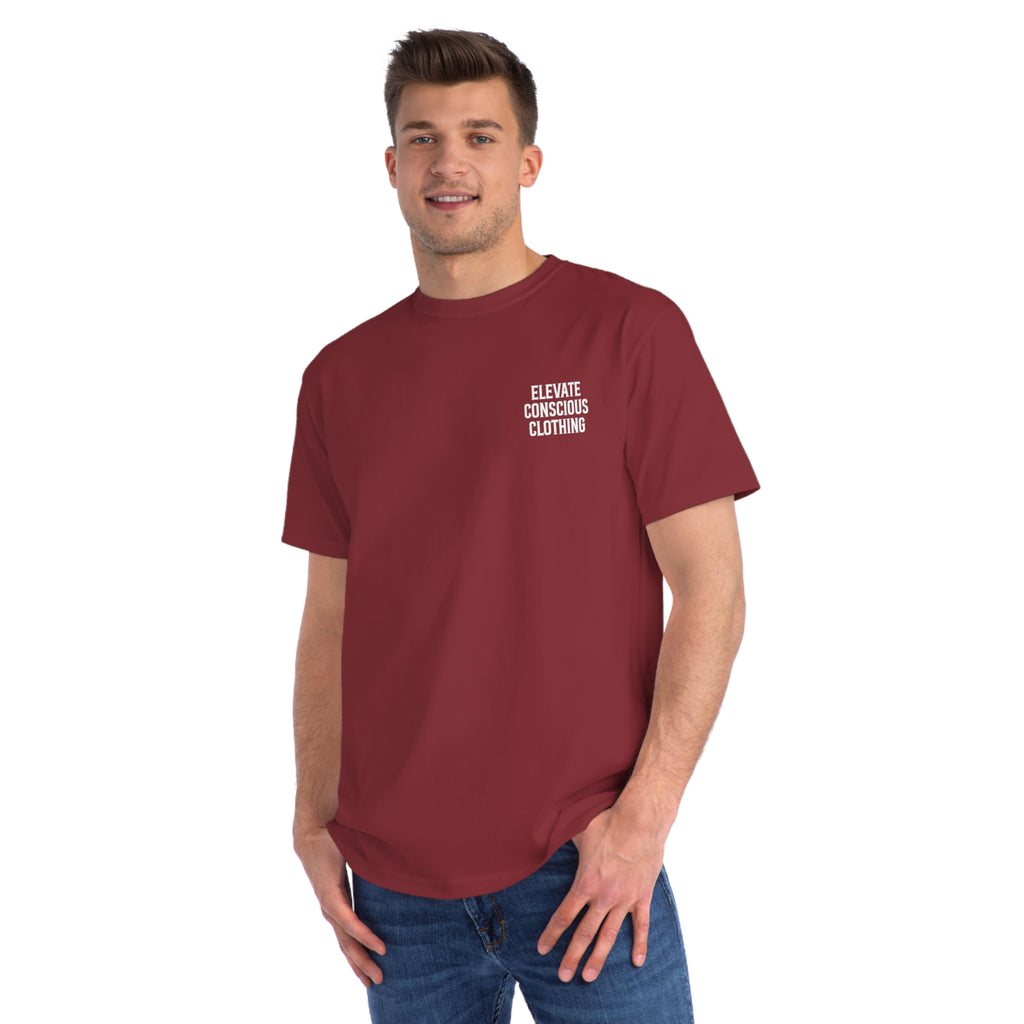 Elevate Conscious Clothing Unisex Organic T-Shirt | Mindful Wear, Eco-Friendly Fashion, Conscious Living, Sustainable Gift, Eco Tee