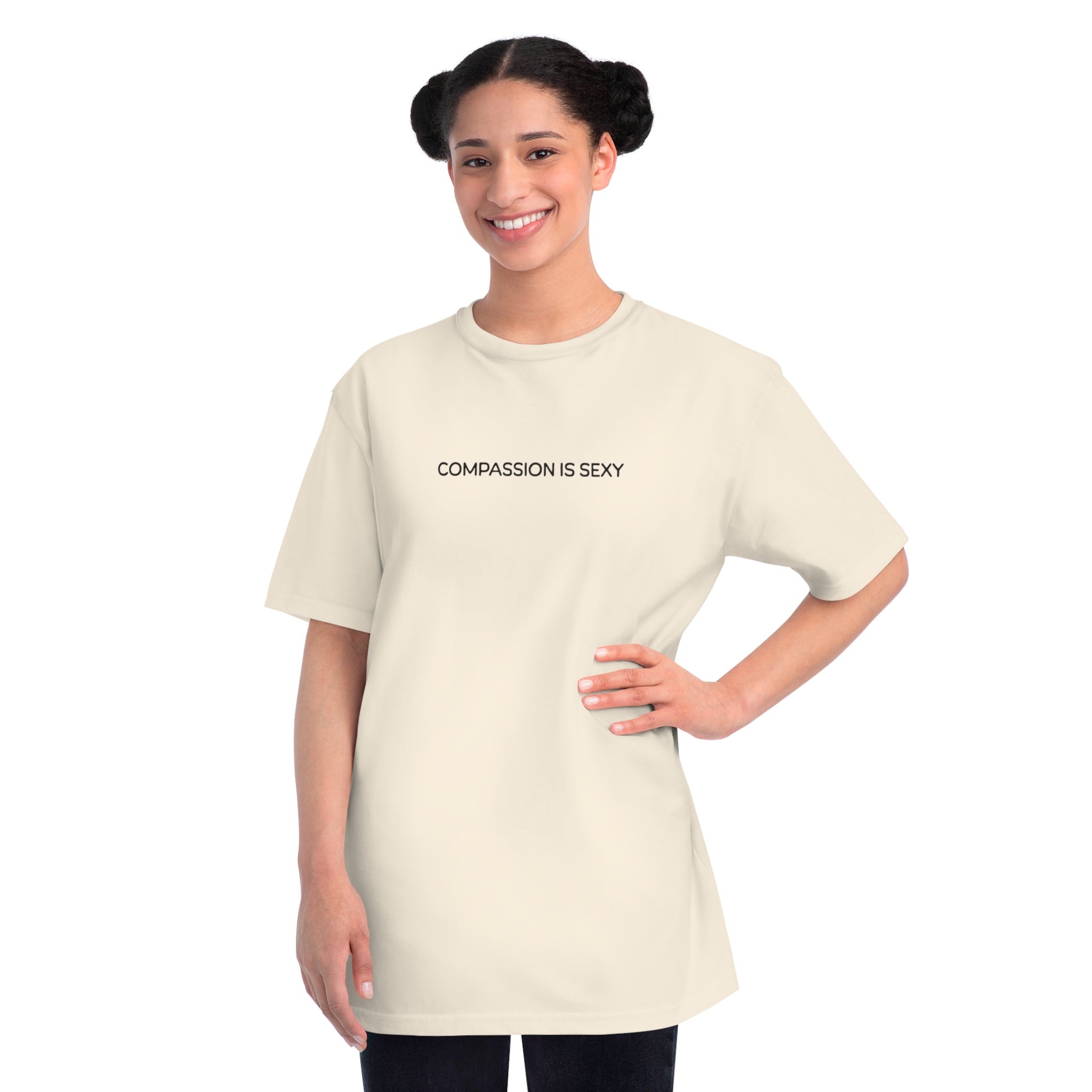 Compassion is Sexy T-Shirt | Organic Unisex Tee, Eco-Friendly Apparel, Casual Wear, Gift for Nature Lovers, Positive Vibes